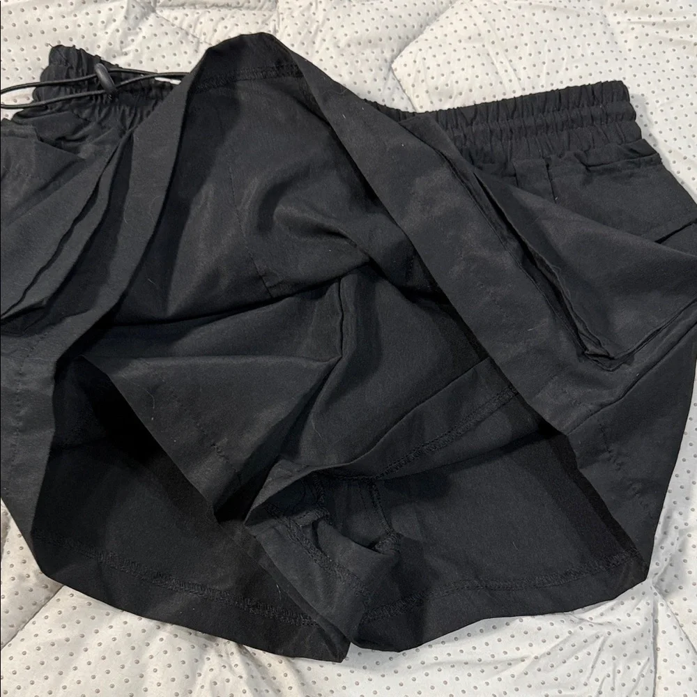 Black Women's Utility Shorts
